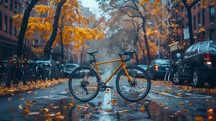 Plexiglas foto achterwand bike in the park © rajpoot 