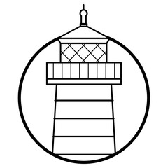abaco islands icon, simple vector design