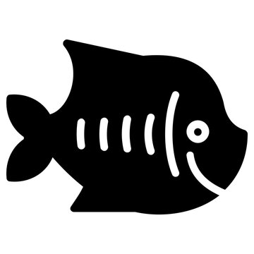 platy fish icon, simple vector design