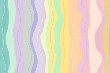 Soft pastel curves gracefully layered, creating a peaceful and modern abstract backdrop for wellness spaces or minimalist designs. Seamless pattern