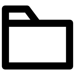 folder icon, simple vector design - obrazy, fototapety, plakaty