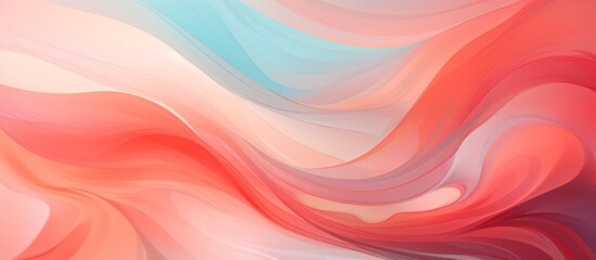 Colorful abstract background featuring vibrant waves and lines creating a dynamic and visually appealing pattern - obrazy, fototapety, plakaty