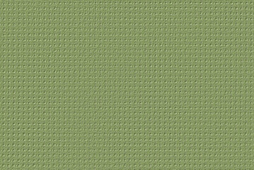 Digitally embossed image of green woven aida cloth used for cross stitch