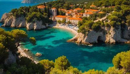 Foto auf Acrylglas Magnificent Budva Montenegro summer © tanya78