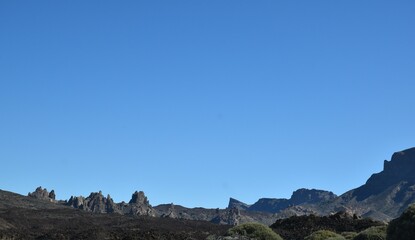 Landscape with Sky, National Park El Teide, Tenerife, Canary Island, Spain