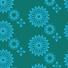 rorational floral best motif for fabric seamless vector design
