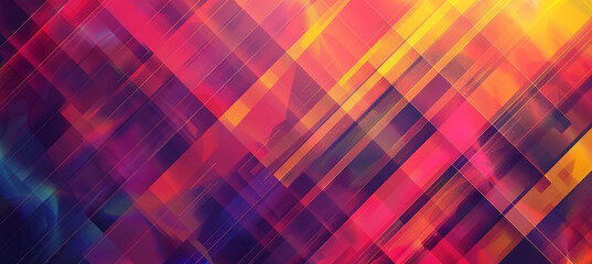 abstract colorful background with geometric patter-AI generated image
 - obrazy, fototapety, plakaty