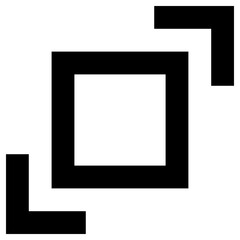 fullscreen icon, simple vector design