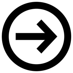 turn right icon, simple vector design