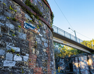 Historic Factor Walk Near The Riverfront, Savannah, Georgia, USA