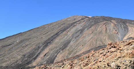 Traces of Lava, Volcano El Teide, Tenerife, Canary Island, Spain