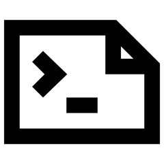 html file icon, simple vector design