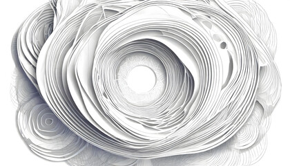 Monochrome Swirling Abstract Texture	