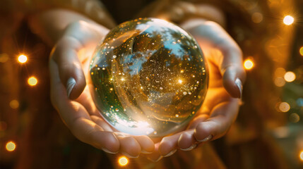 A fortune ball to see your destiny and change it