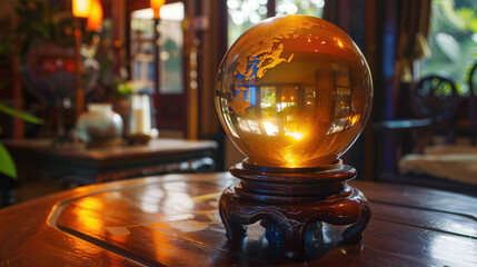 A fortune ball to see your destiny and change it - obrazy, fototapety, plakaty