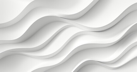 Elegant White Wave Pattern for Modern Design