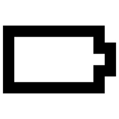 battery icon, simple vector design