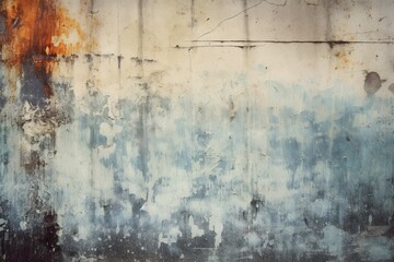 Enigmatic Abstract Grunge Aesthetics  on Concrete