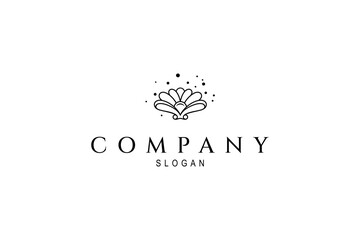 Oyster minimalist line art logo