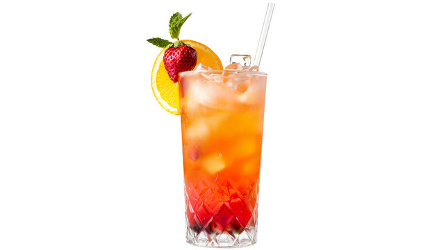 Zombie cocktail isolated on a white background
