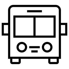 Fototapeta na wymiar bus icon, simple vector design