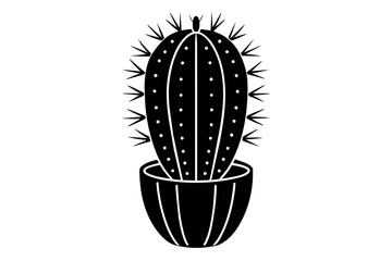 cactus silhouette vector illustration