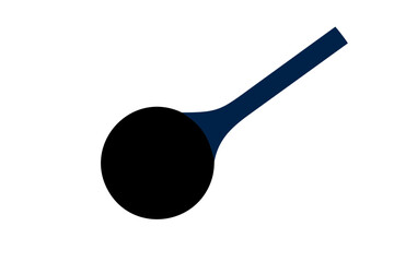 tennis racket silhouette vector illustration