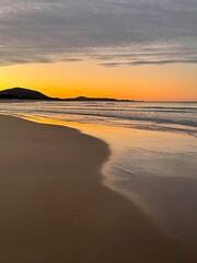 Obraz premium Sunset, Sunshine Coast, Queensland, Australia