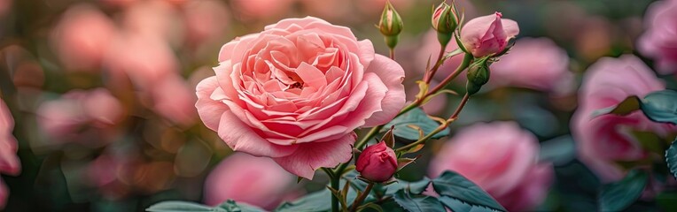 Blooming Beauty: A Perfect Rose in Full Bloom
