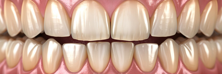 Illustration Depicting the Transformation of Smile with Dental Veneers or 'Ljuskice za zube' - 776503266