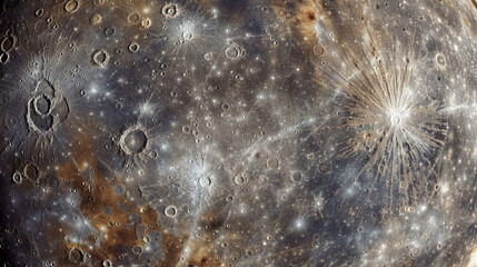 Mercury, the closest planet to the Sun, captured in all its rocky and cratered glory