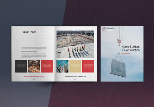 Home Builders Construction Brochure Layout