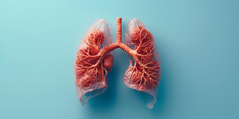 Human Anatomic Lung Model in Detail ,Human Lung System Model for Education ,Realistic Human Respiratory System Model