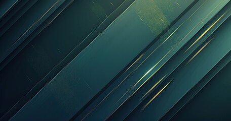 Technology style gradient background, relatively orderly, navy blue grandmother green tone, rarely with light gold highlights, lines, and distinction between light and dark