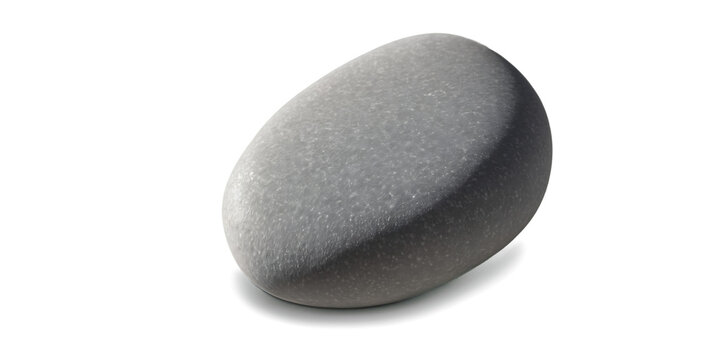 Gray pebble stone Transparent Background Images 