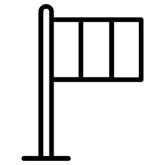 italy flag icon, simple vector design