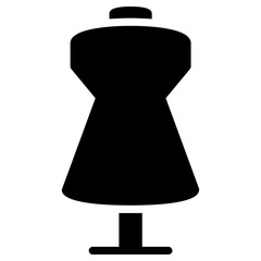 mannequin icon, simple vector design