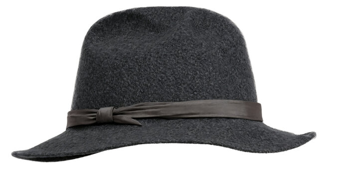 Gray wool hat Transparent Background Images 