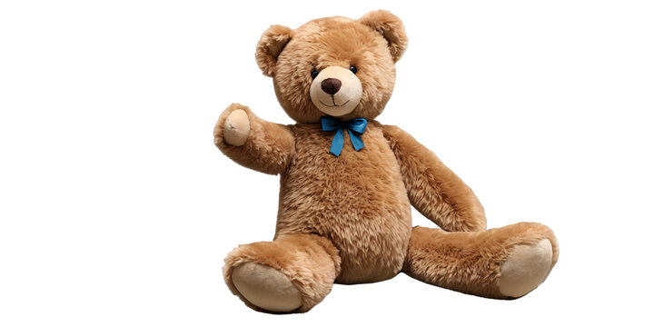 Red plush teddy bear Transparent Background Images 