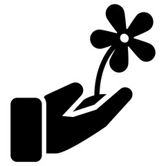 gardening icon, simple vector design