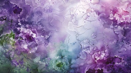 Abstract Purple Ink Cracks Texture Artistic Background