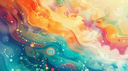 Vibrant Abstract Artwork Background
