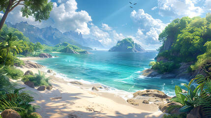 Secluded Island Serenity