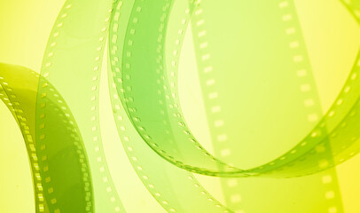 colorful abstract background with film strip