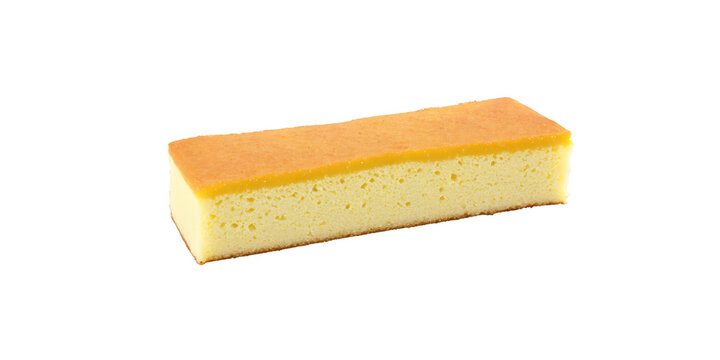 Yellow sponge cake Transparent Background Images