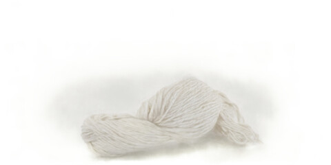 Yellow wool yarn skein Transparent Background Images