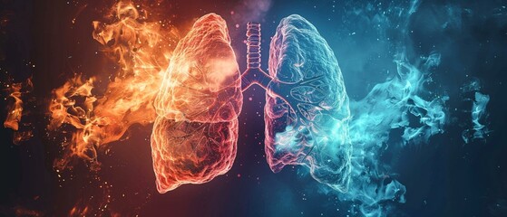 Breathing battle, smoke versus lung health