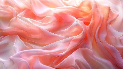 Obraz premium Light coral abstract background with delicate peach pink shade, suitable for design templates for mother's day, baby or child birthday, valentine, or other festive events.