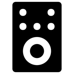 remote control icon, simple vector design