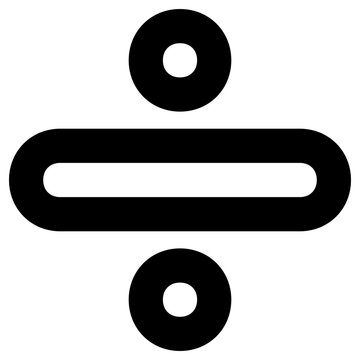 division icon, simple vector design